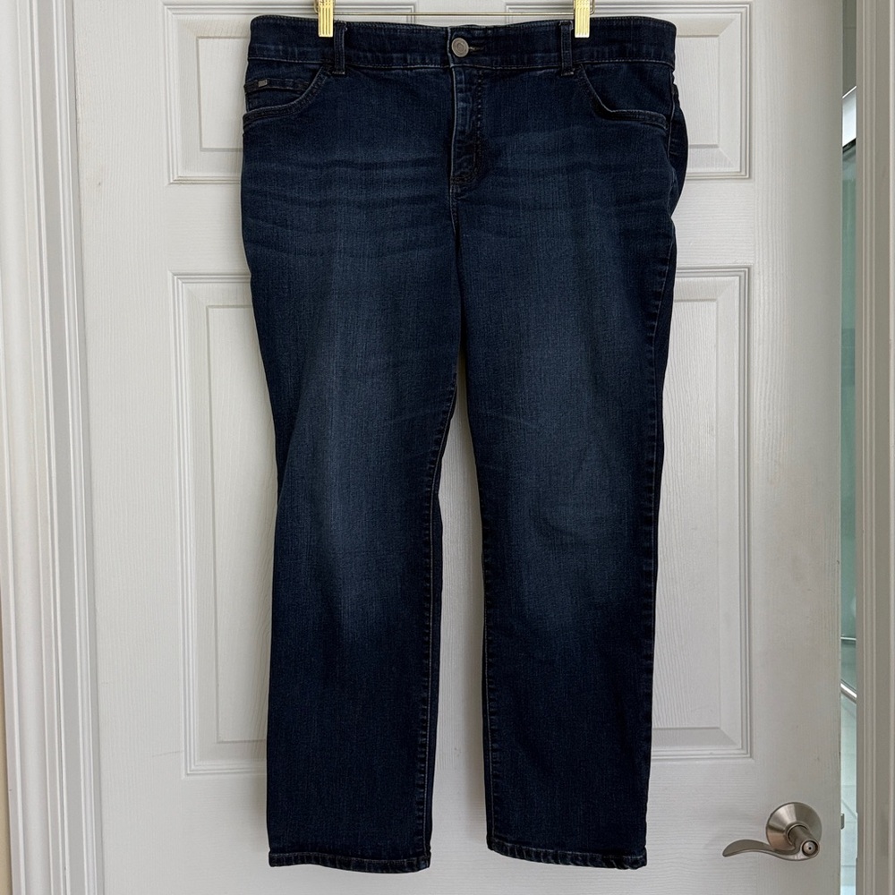 Lee Denim Straight Leg Mid-rise Jeans 18W Petite